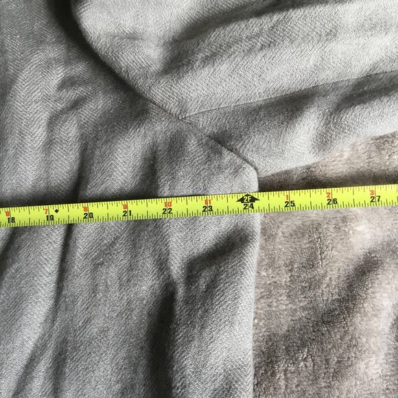 NWT ZARA WOMEN'S LINEN WOOL BLEND COAT SZ XXL Grey Plus Size - Picture 8 of 11